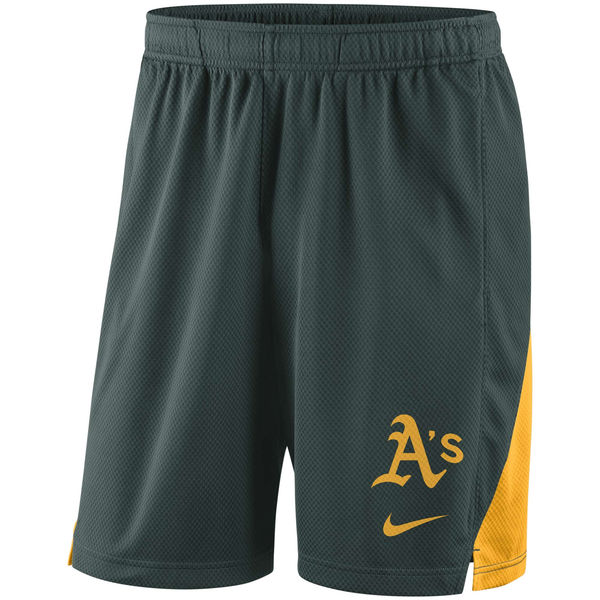 Mens Oakland Athletics Nike Green Franchise Performance Shorts