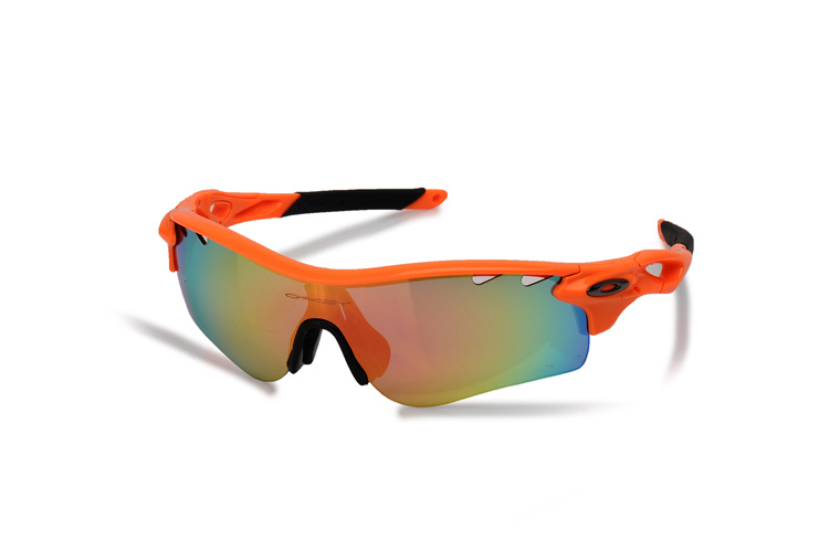 PATH OO9181-23 Matte Black Ink-OO Orange Iridium Polarized Vented & Black Iridium Vented Sunglasses