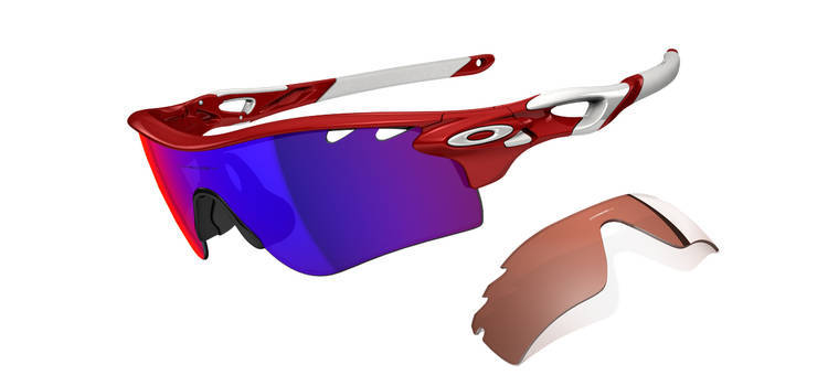 PATH OO9181-16 Infrared-Positive Red Iridium & VR28 Sunglasses