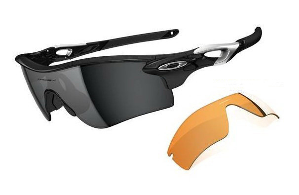 PATH OO9181-23 Matte Ink-OO Iridium Polarized Vented & Iridium Vented Black Silver Sunglasses