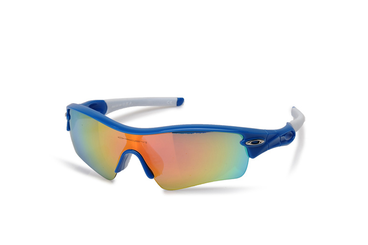 POLARIZED RADAR PITCH 09-764 Polished Blue-White Polarized Sunglasses