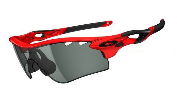 PATH OO9181-23 Matte Ink-OO Iridium Polarized Vented & Iridium Vented Red Black Sunglasses