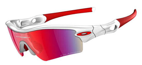 POLARIZED RADAR PITCH 09-764 Polished White Red Sunglasses