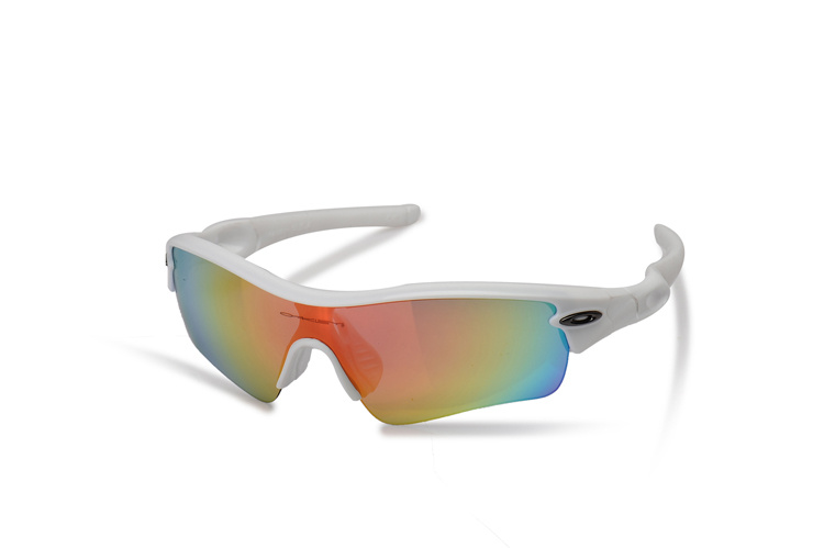 POLARIZED RADAR PITCH 09-764 Polished White Polarized Sunglasses