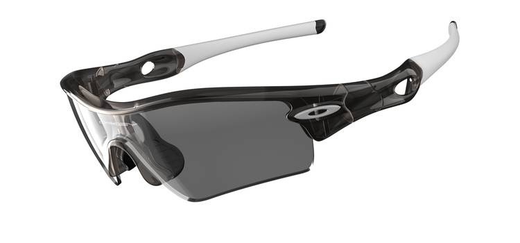 POLARIZED RADAR PITCH 09-764 Polished Black-White Sunglasses