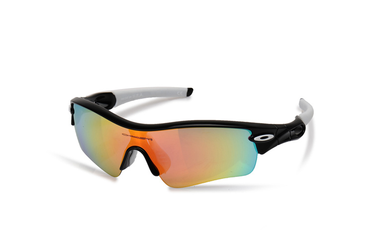 POLARIZED RADAR PITCH 09-764 Polished Black White Sunglasses