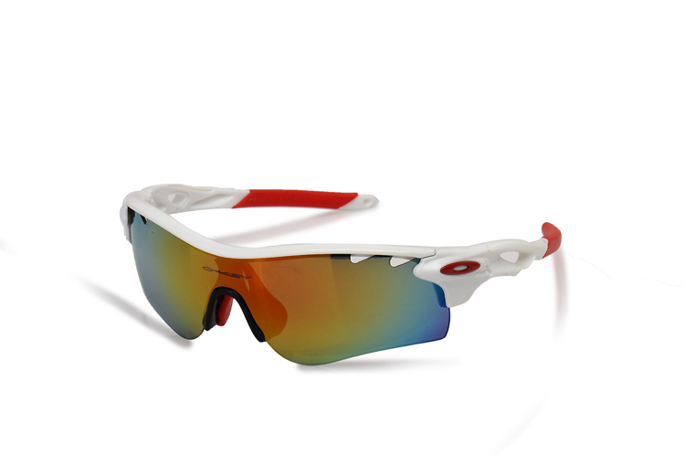 PATH OO9181-23 Matte Black Ink-OO White Iridium Polarized Vented & Red Iridium Vented Sunglasses