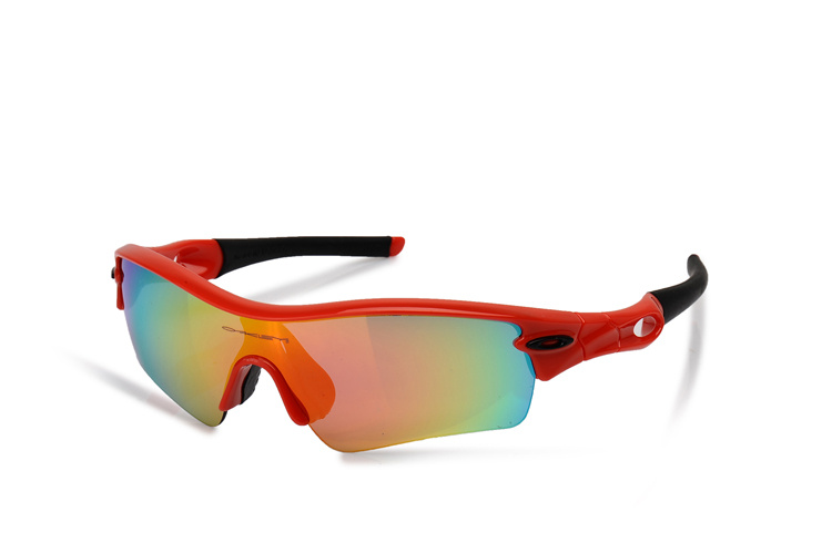 POLARIZED RADAR PITCH 09-764 Polished Black Red Polarized Sunglasses