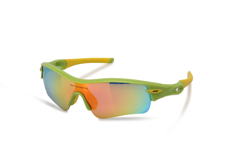 POLARIZED RADAR PITCH 09-764 Polished Green Yellow Polarized Sunglasses