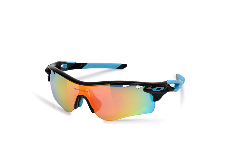 PATH OO9181-23 Matte  Ink-OO Iridium Polarized Vented & Black Blue Iridium Vented Sunglasses