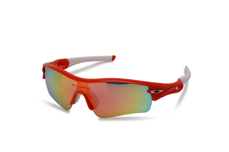 POLARIZED RADAR PITCH 09-764 Polished Red-White Sunglasses