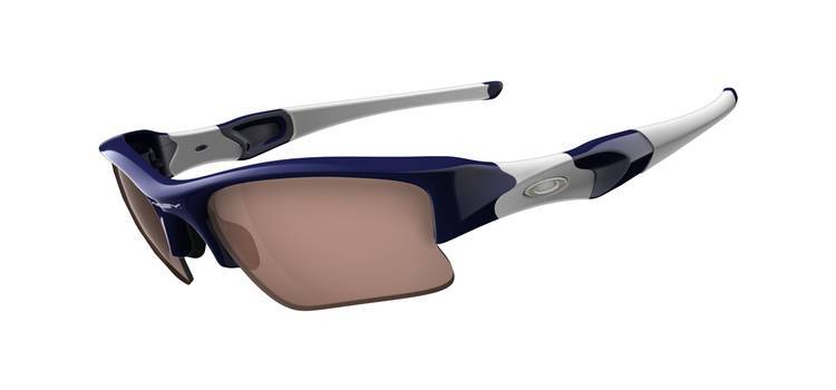 FLAK JACKET XLJ 03-903 Polished Navy-VR28 Black Iridium Sunglasses