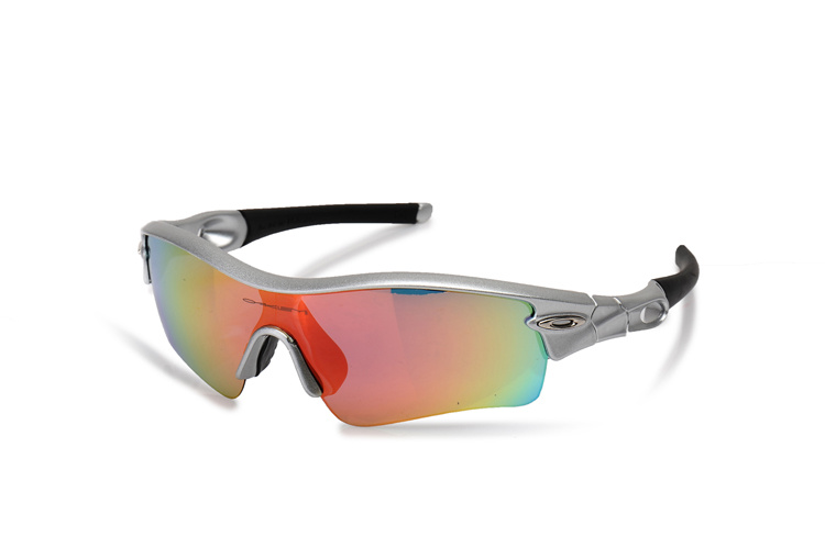 RADAR PITCH 09-764 Polished Silver Black Polarized Sunglasses