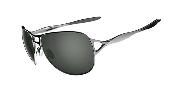 HINDER 4043 Polished Silver Grey Sunglasses