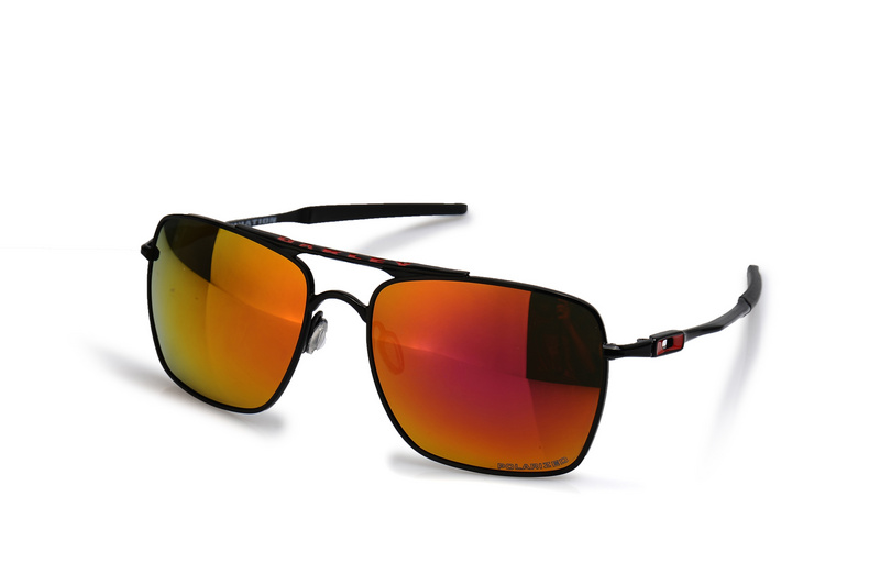MOTOGP DEVIATION OO4061-13 Polished Black Red Yellow Iridium Sunglasses