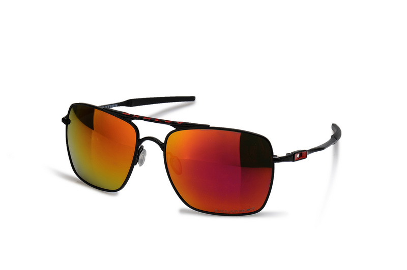 MOTOGP DEVIATION OO4061-13 Polished Black-Orange Iridium Sunglasses