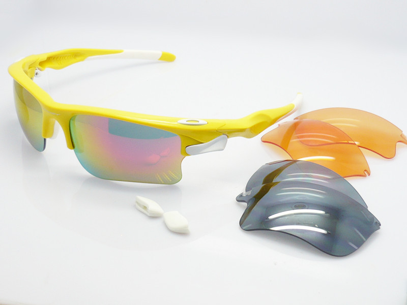 FAST JACKET 9156 Yellow White Sunglasses