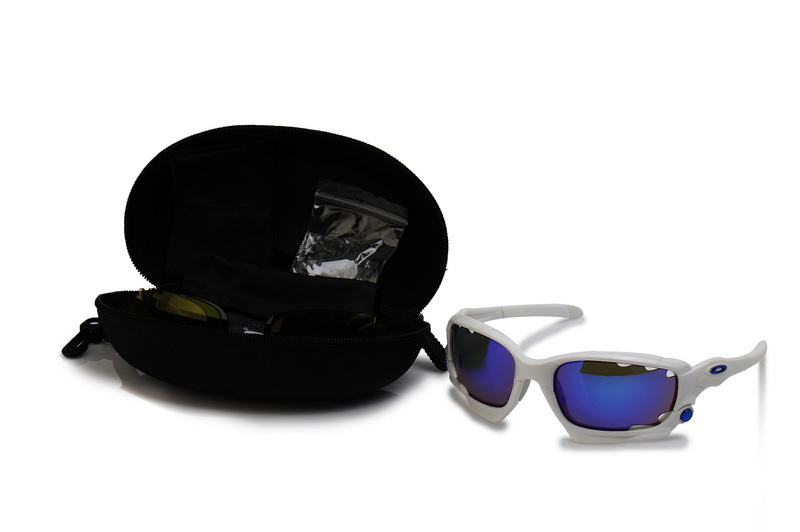 JAWBONE 04-211 White Blue Sunglasses