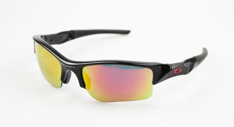 FLAK JACKET XLJ 03-908 Polished Black Iridium Sunglasses