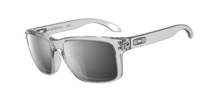 HOLBROOK OO90102 Polished Clear-Chrome Iridium Sunglasses