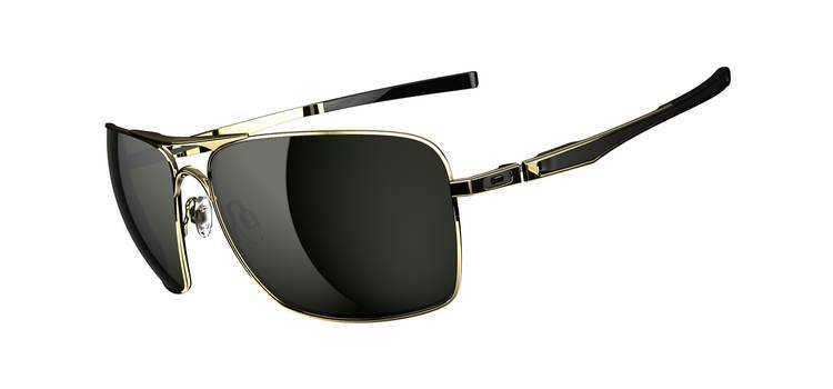 PLAINTIFF SQUARED OO4063-02 Polished Gold-Dark Grey Sunglasses