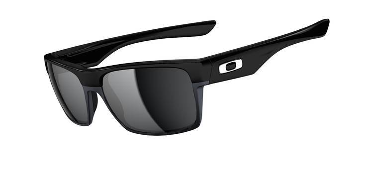 TWOFACE Polished Black-Black Iridium Sunglasses