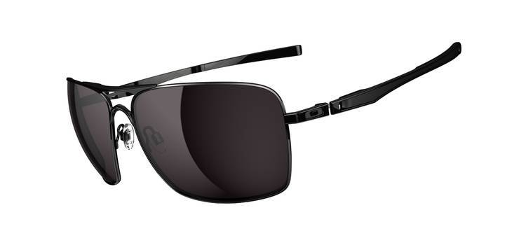 PLAINTIFF SQUARED OO4063-01 Polished Black-Warm Grey Sunglasses