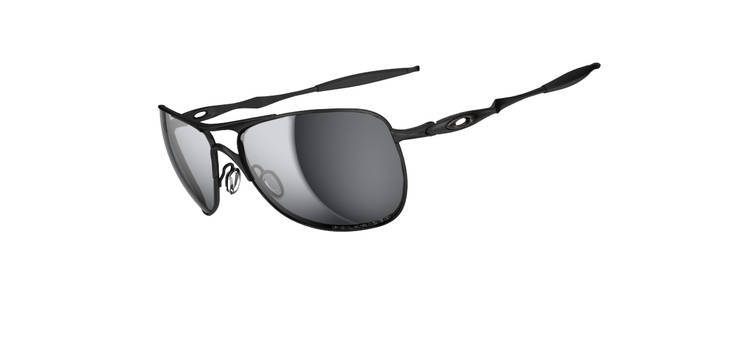 POLARIZED TITANIUM CROSSHAIR OO6014-10 Matte Black-Black Iridium Sunglasses 