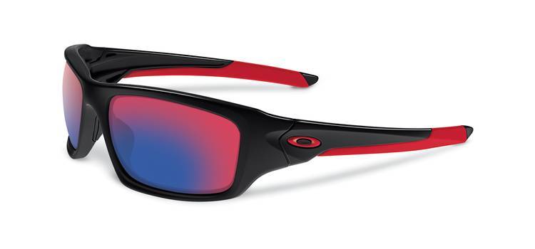 VALVE OO9236-02 Polished Black-Positive Red Iridium Sunglasses