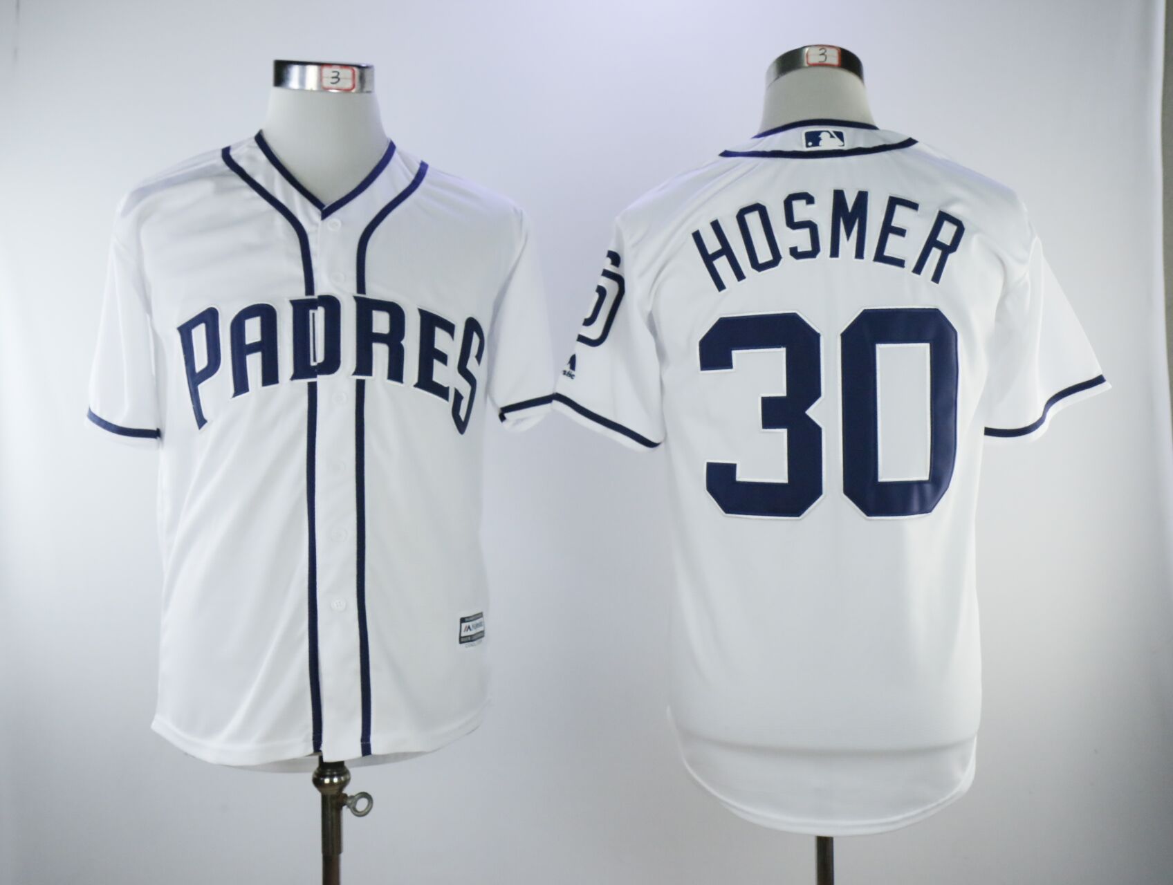 MLB San Diego Padres #30 Hosmer White New Jersey