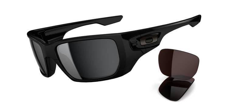 STYLE SWITCH Polished Black-Black iridium & VR28 Black Iridium Sunglasses