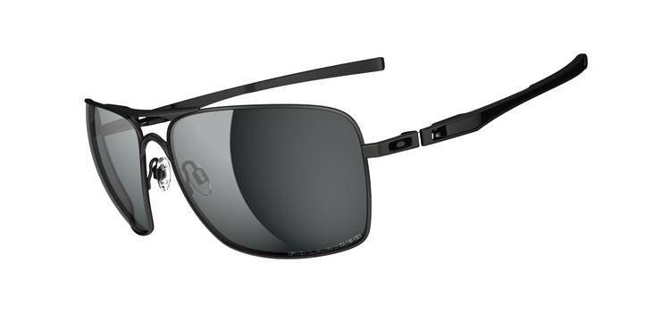 PLAINTIFF SQUARED OO4063-04 Matte Black-Grey Polarized Sunglasses