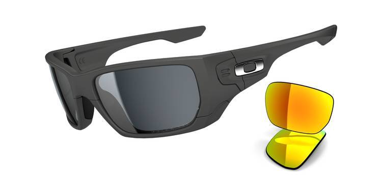STYLE SWITCH (ASIAN FIT) Matte Dark Grey-Grey & Fire Iridium Sunglasses