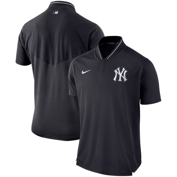 Mens New York Yankees Nike Navy Authentic Collection Elite Performance Polo
