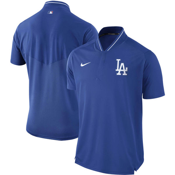 Mens Los Angeles Dodgers Nike Royal Authentic Collection Elite Performance Polo