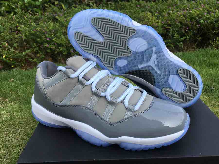Nike Air Jordan 11 Low Cool Grey Sneakers
