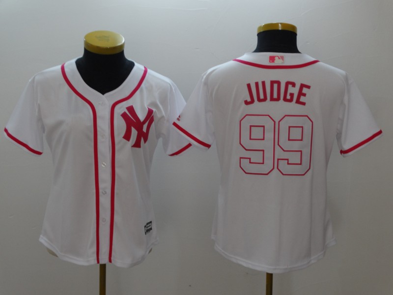 Womens MLB New York Yankees #99 Judge Monthers Day Jersey