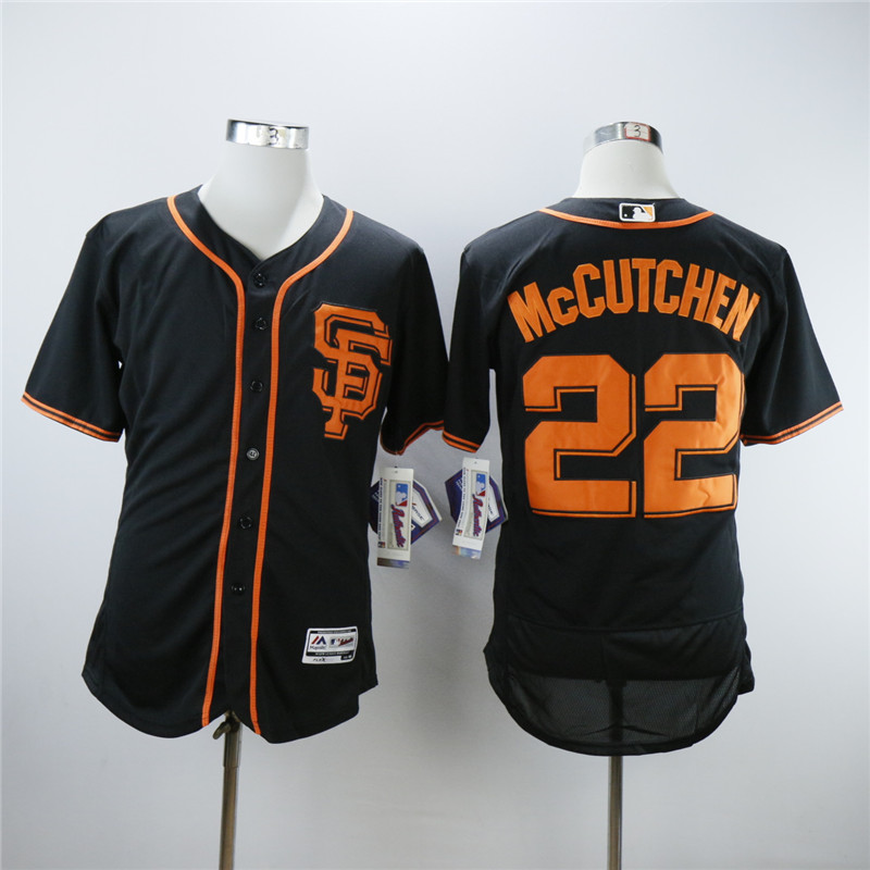 MLB San Francisco Giants #22 McCutchen Black Elite Jersey