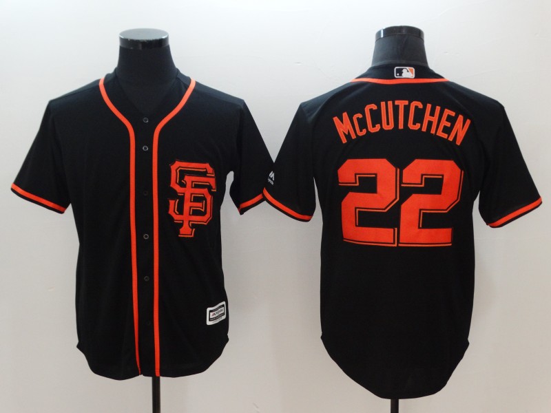 MLB San Francisco Giants #22 McCutchen Black Jersey