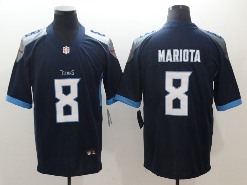 NFL Tennessee Titans #8 Mariota D.Blue Color Rush Jersey