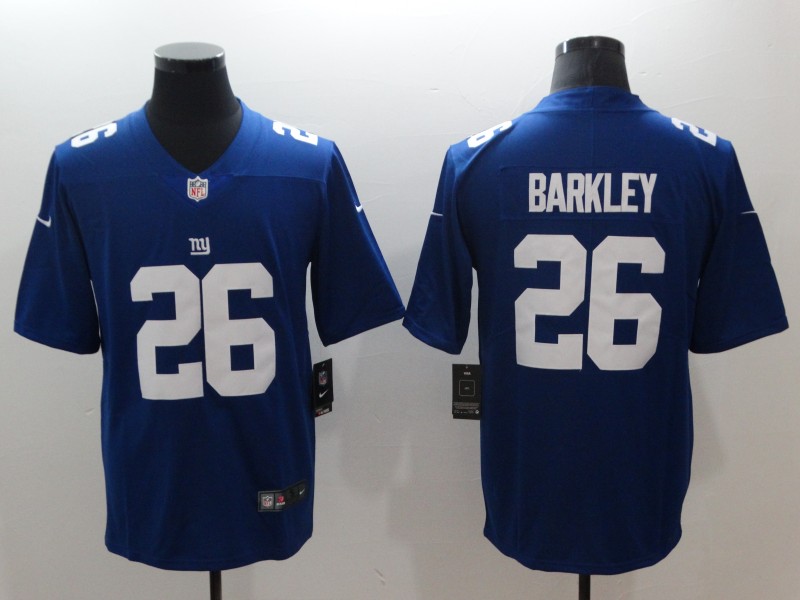 Nike NFL New York Giants #26 Barkley Color Rush Limited Blue Jersey