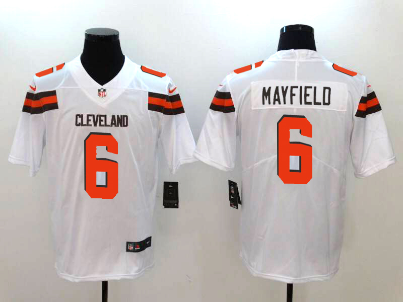 NFL Cleveland Browns #6 Mayfield White Vapor Limited Jersey