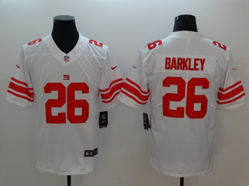 NFL New York Giants #26 Barkley White Vapor Limited Jersey
