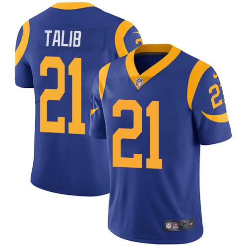NFL Los Angeles Rams #21 Talib Blue Vapor Limited Jersey