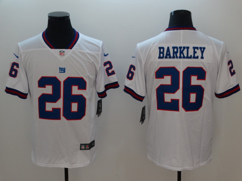 NFL New York Giants #26 Barkley White Vapor Limited Jersey