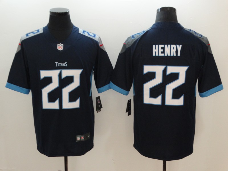 NFL Tennessee Titans 22 Henry Black Vapor Limited Jersey