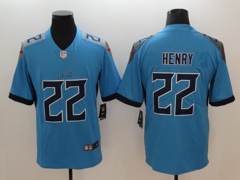 NFL Tennessee Titans 22 Henry L.Blue Vapor Limited Jersey