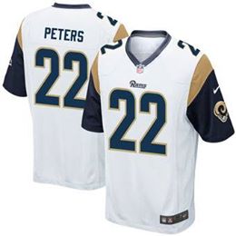 NFL Los Angeles Rams #22 Peters White Vapor Limited Jersey