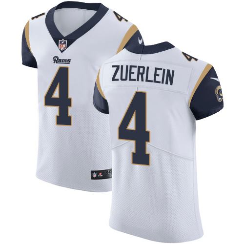 NFL Los Angeles Rams #4 Zuerlein White Vapor Limited Jersey
