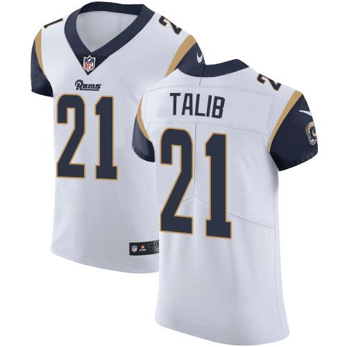 NFL Los Angeles Rams #21 Talib White Vapor Limited Jersey